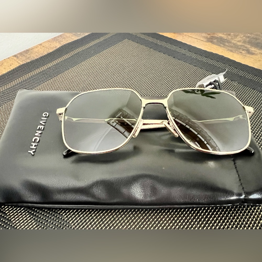 Givenchy Men's Sunglasses in Black and Gold